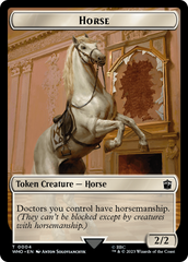 Horse // Clue (0022) Double-Sided Token [Doctor Who Tokens] | Boutique FDB TCG