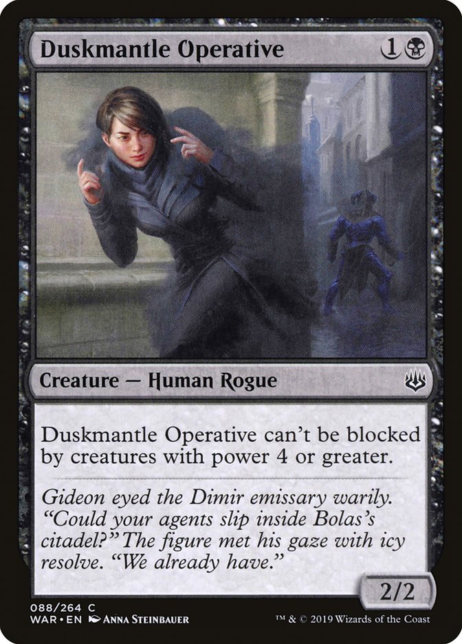 Duskmantle Operative [War of the Spark] | Boutique FDB TCG