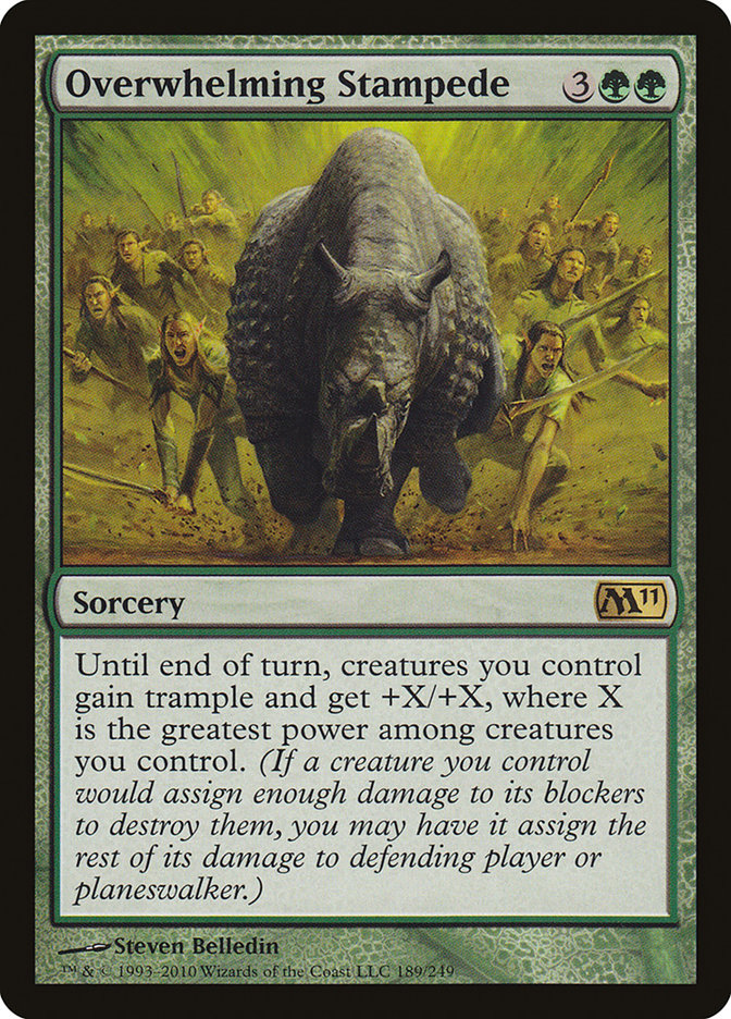 Overwhelming Stampede [Magic 2011] | Boutique FDB TCG