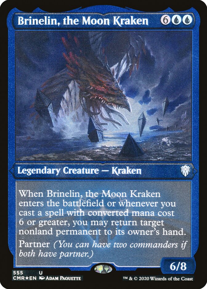 Brinelin, the Moon Kraken (Etched) [Commander Legends] | Boutique FDB TCG