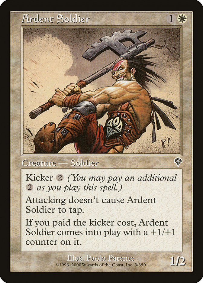 Ardent Soldier [Invasion] | Boutique FDB TCG