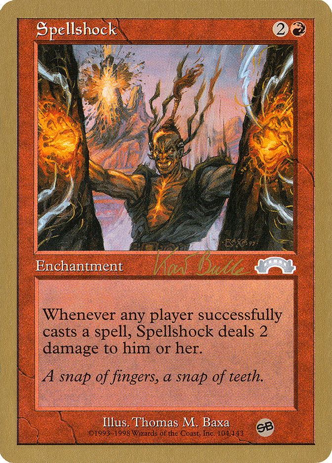 Spellshock (Kai Budde) (SB) [World Championship Decks 1999] | Boutique FDB TCG