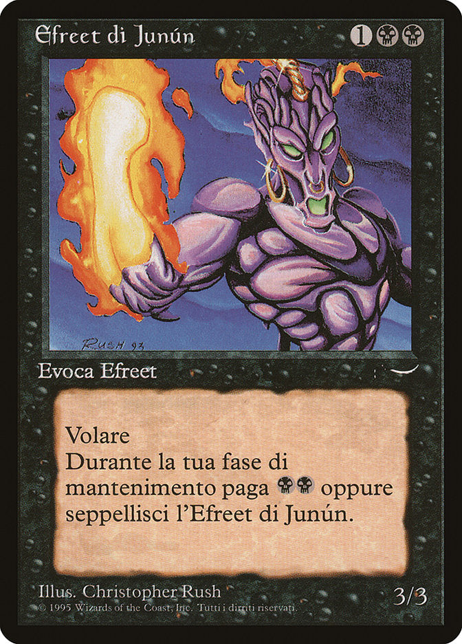 Junun Efreet (Italian) - "Efreet di Junun" [Rinascimento] | Boutique FDB TCG