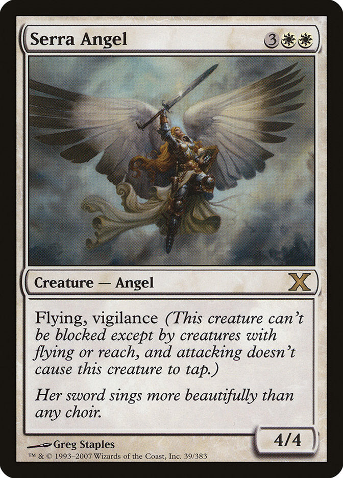 Serra Angel [Tenth Edition] | Boutique FDB TCG