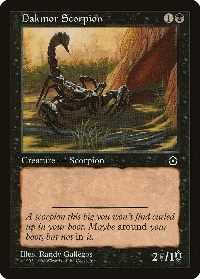 Dakmor Scorpion [Portal Second Age] | Boutique FDB TCG