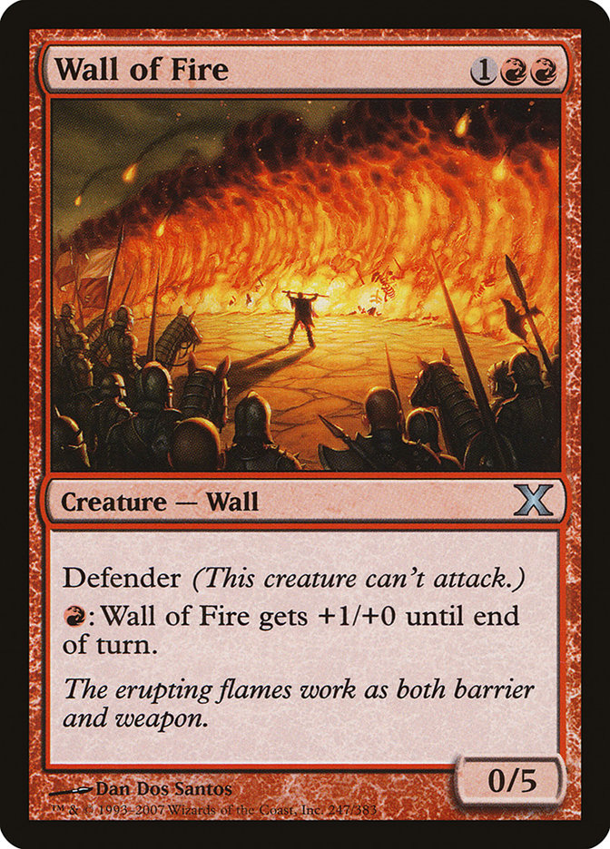 Wall of Fire [Tenth Edition] | Boutique FDB TCG