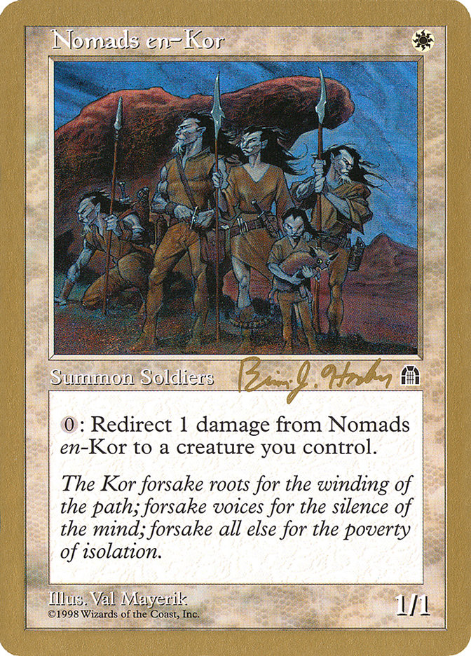 Nomads en-Kor (Brian Hacker) [World Championship Decks 1998] | Boutique FDB TCG