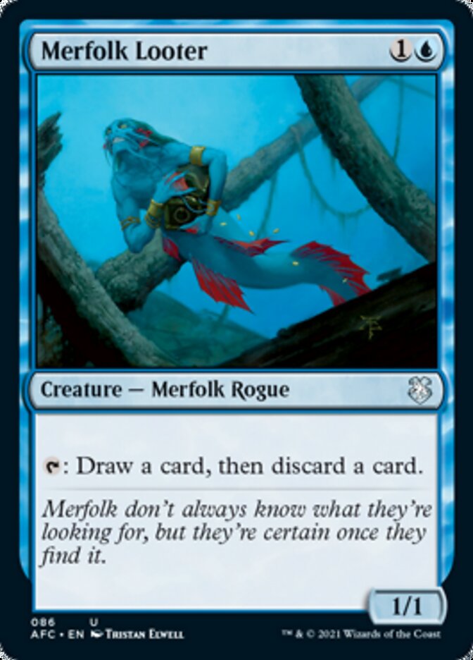 Merfolk Looter [Dungeons & Dragons: Adventures in the Forgotten Realms Commander] | Boutique FDB TCG