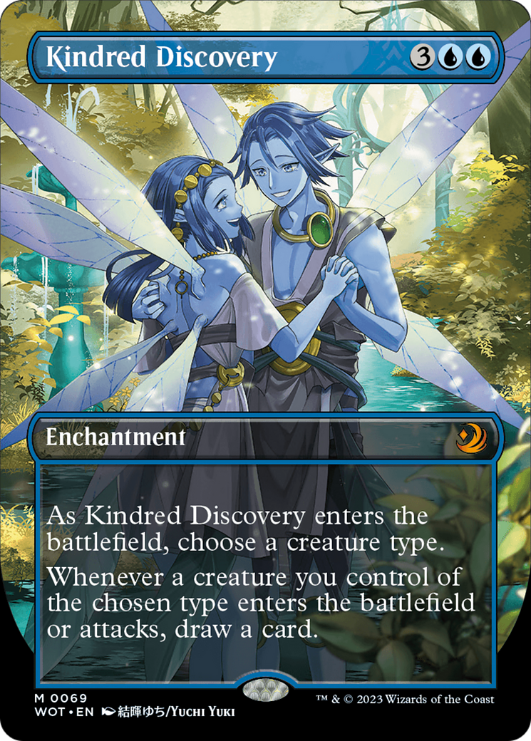 Kindred Discovery (Anime Borderless) [Wilds of Eldraine: Enchanting Tales] | Boutique FDB TCG