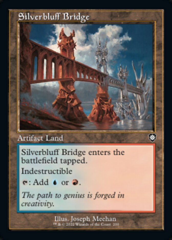 Silverbluff Bridge (Retro) [The Brothers' War Commander] | Boutique FDB TCG