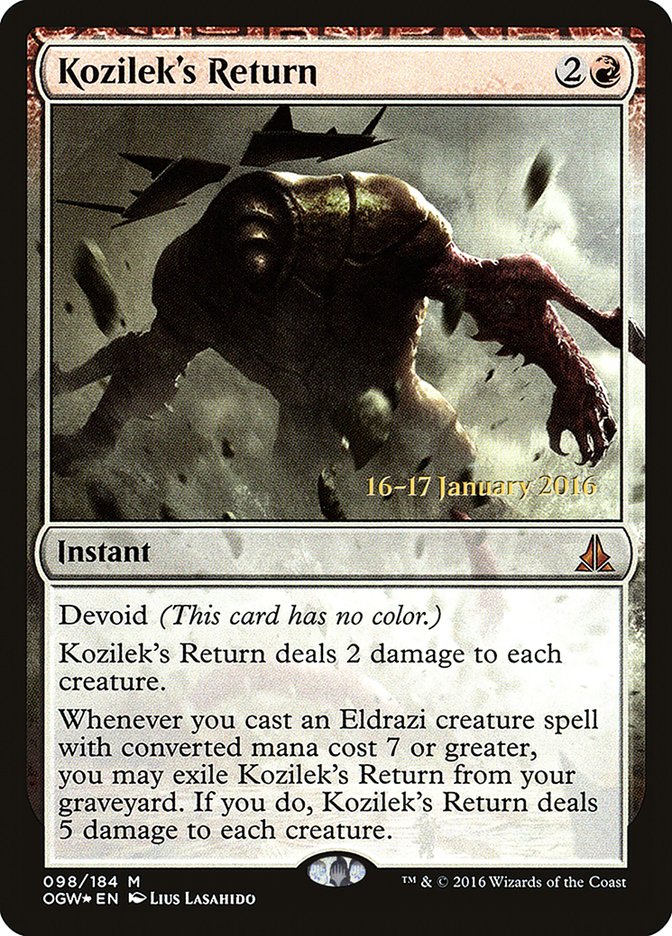 Kozilek's Return [Oath of the Gatewatch Prerelease Promos] | Boutique FDB TCG