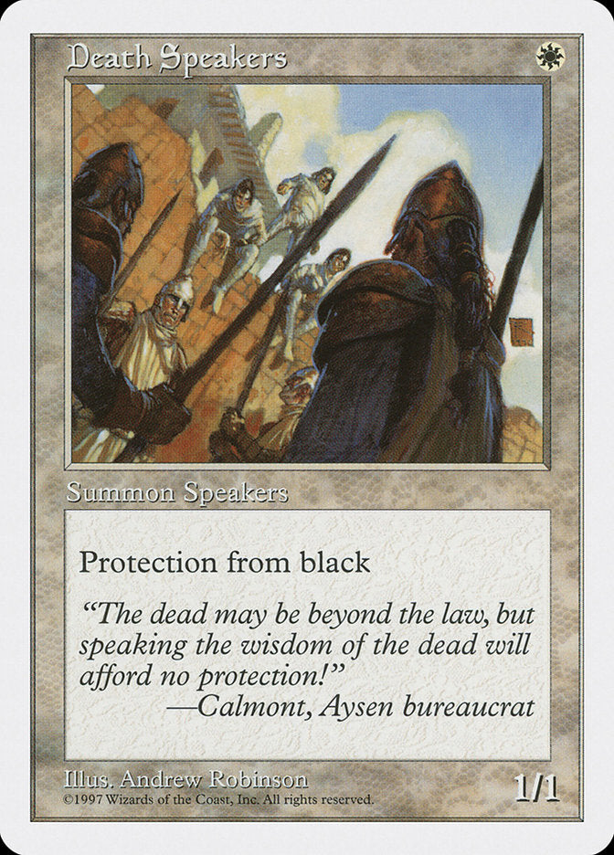 Death Speakers [Fifth Edition] | Boutique FDB TCG