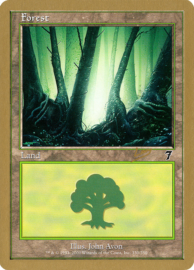 Forest (rl330) (Raphael Levy) [World Championship Decks 2002] | Boutique FDB TCG