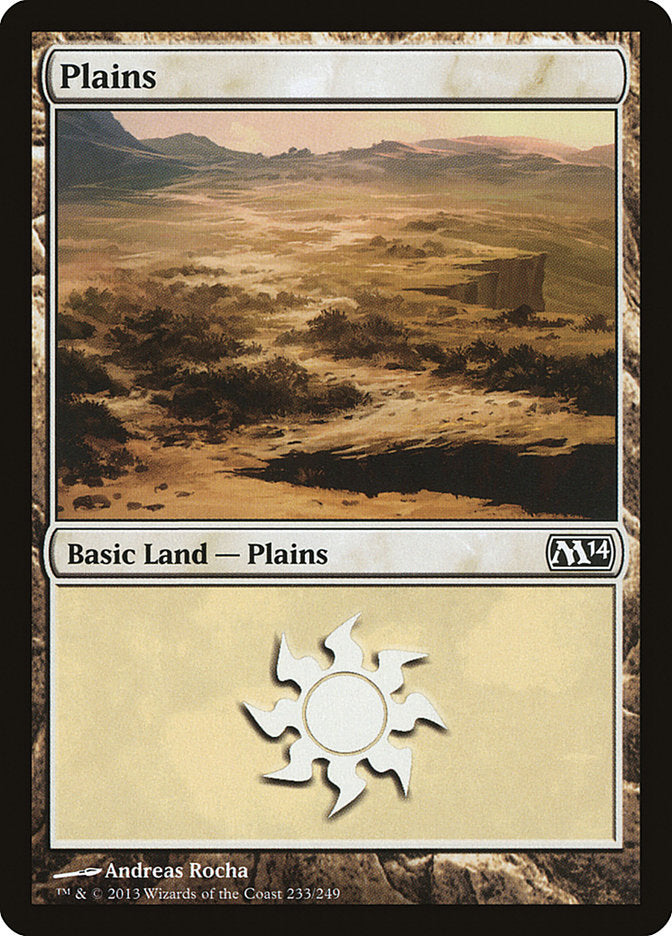 Plains (233) [Magic 2014] | Boutique FDB TCG