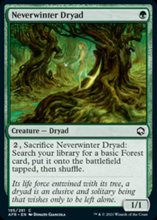 Neverwinter Dryad [Dungeons & Dragons: Adventures in the Forgotten Realms] | Boutique FDB TCG