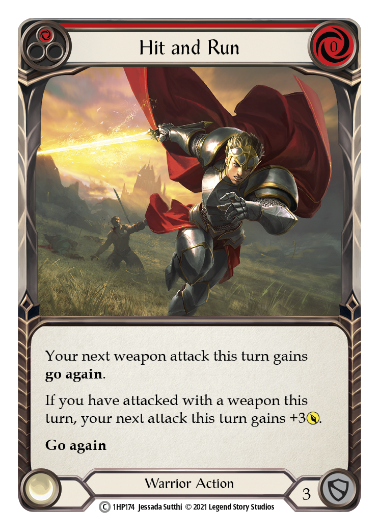 Hit and Run (Red) [1HP174] (History Pack 1) | Boutique FDB TCG