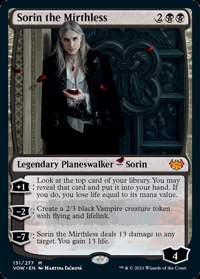 Sorin the Mirthless [Innistrad: Crimson Vow] | Boutique FDB TCG