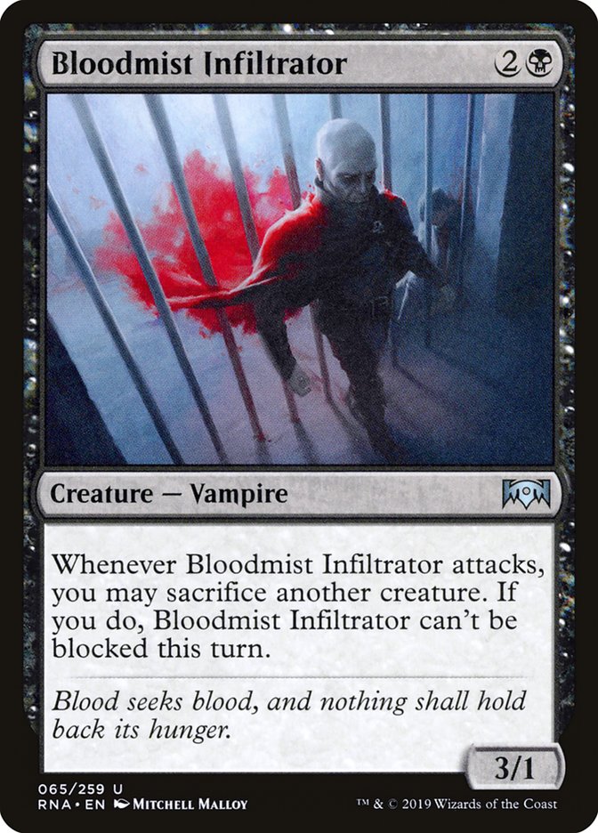 Bloodmist Infiltrator [Ravnica Allegiance] | Boutique FDB TCG