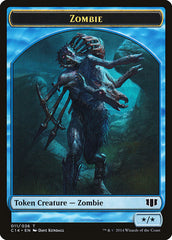 Fish // Zombie (011/036) Double-Sided Token [Commander 2014 Tokens] | Boutique FDB TCG