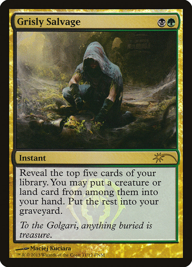 Grisly Salvage [Friday Night Magic 2013] | Boutique FDB TCG