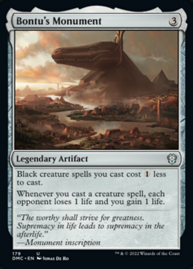 Bontu's Monument [Dominaria United Commander] | Boutique FDB TCG