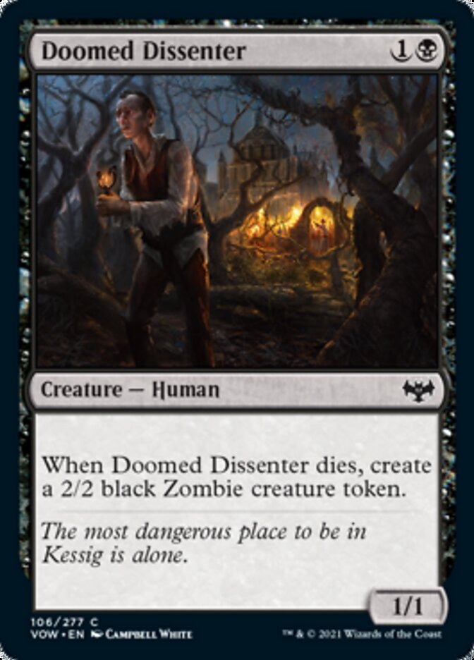 Doomed Dissenter [Innistrad: Crimson Vow] | Boutique FDB TCG