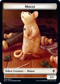 Mouse // Food (16) Double-Sided Token [Throne of Eldraine Tokens] | Boutique FDB TCG