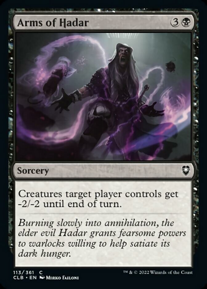 Arms of Hadar [Commander Legends: Battle for Baldur's Gate] | Boutique FDB TCG