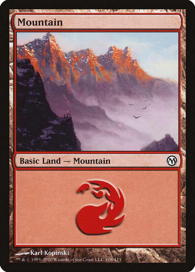 Mountain (108) [Duels of the Planeswalkers] | Boutique FDB TCG