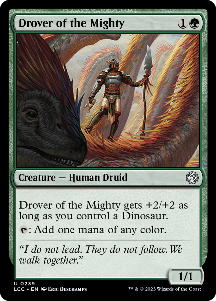 Drover of the Mighty [The Lost Caverns of Ixalan Commander] | Boutique FDB TCG