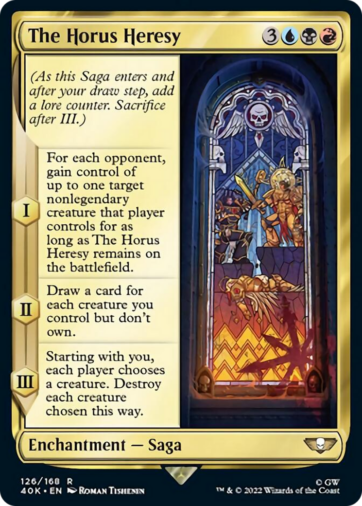 The Horus Heresy (Surge Foil) [Warhammer 40,000] | Boutique FDB TCG