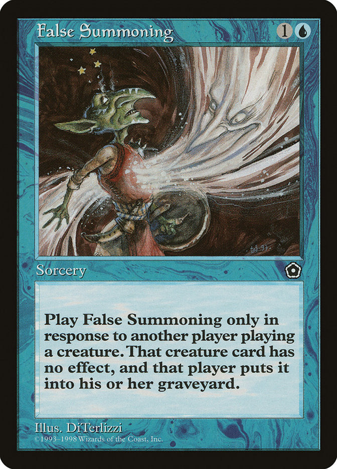 False Summoning [Portal Second Age] | Boutique FDB TCG