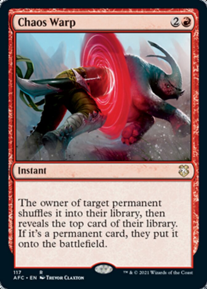 Chaos Warp [Dungeons & Dragons: Adventures in the Forgotten Realms Commander] | Boutique FDB TCG