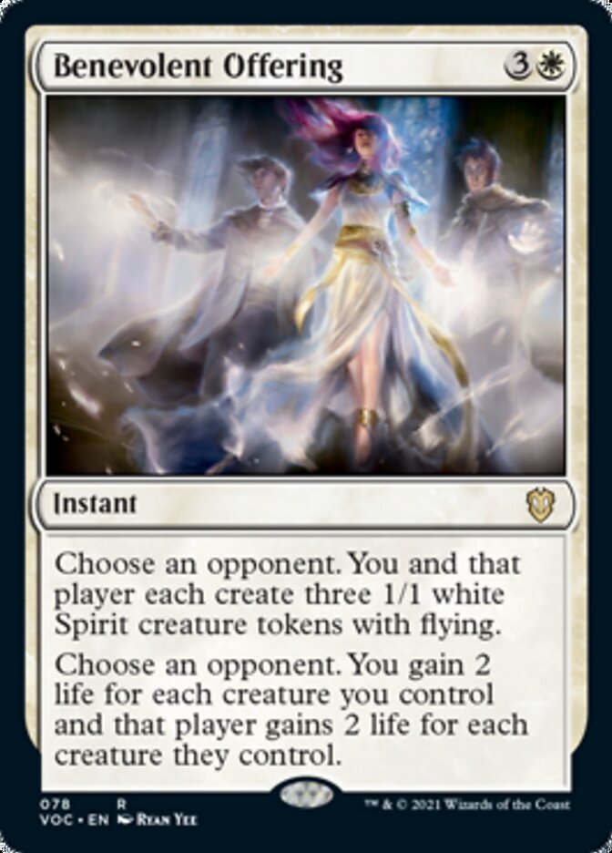 Benevolent Offering [Innistrad: Crimson Vow Commander] | Boutique FDB TCG