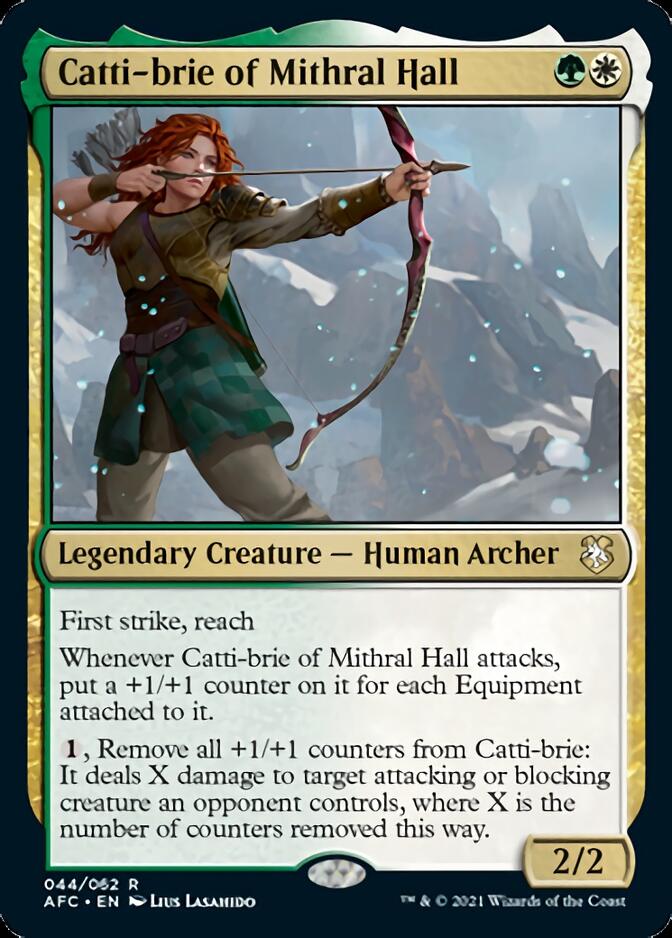 Catti-brie of Mithral Hall [Dungeons & Dragons: Adventures in the Forgotten Realms Commander] | Boutique FDB TCG