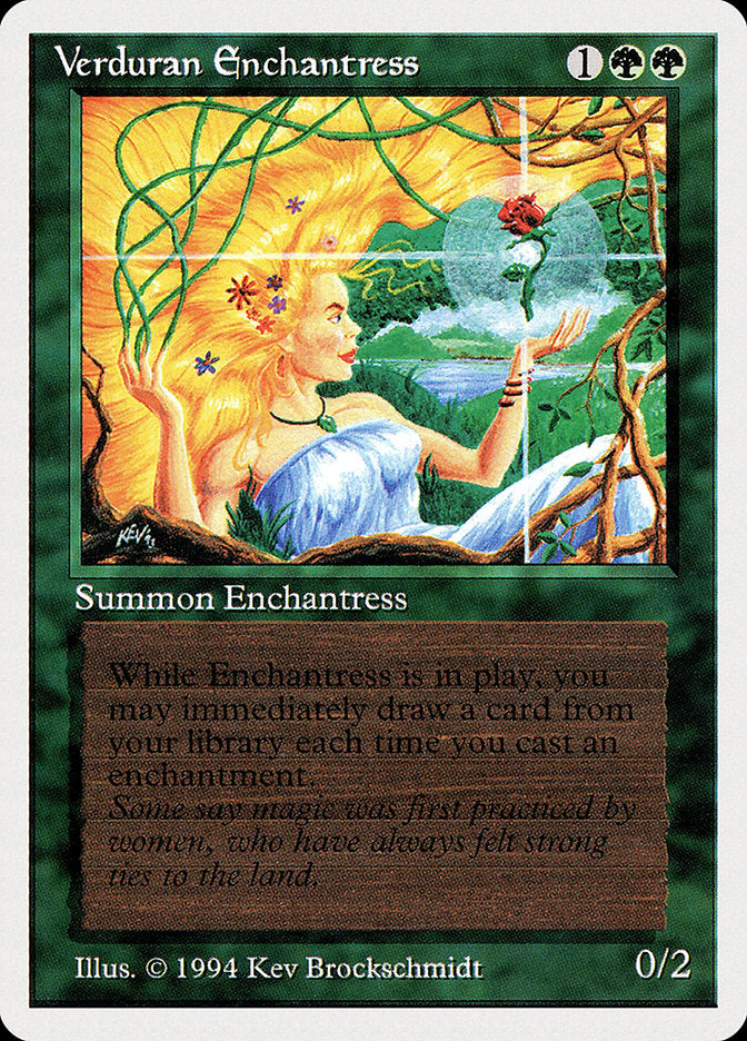 Verduran Enchantress [Summer Magic / Edgar] | Boutique FDB TCG