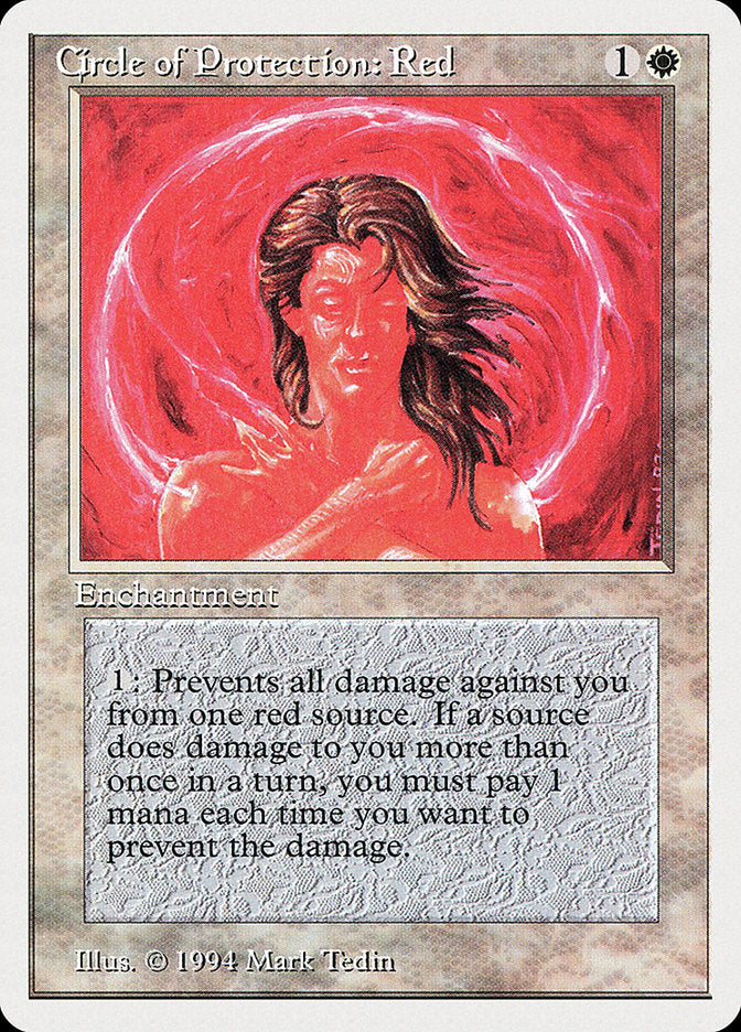 Circle of Protection: Red [Summer Magic / Edgar] | Boutique FDB TCG