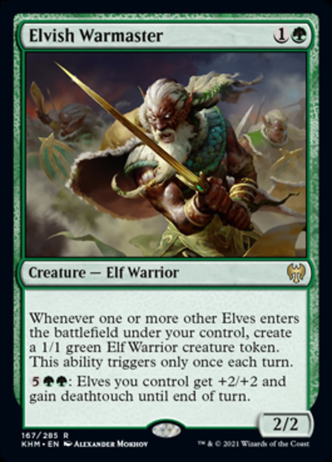 Elvish Warmaster [Kaldheim] | Boutique FDB TCG