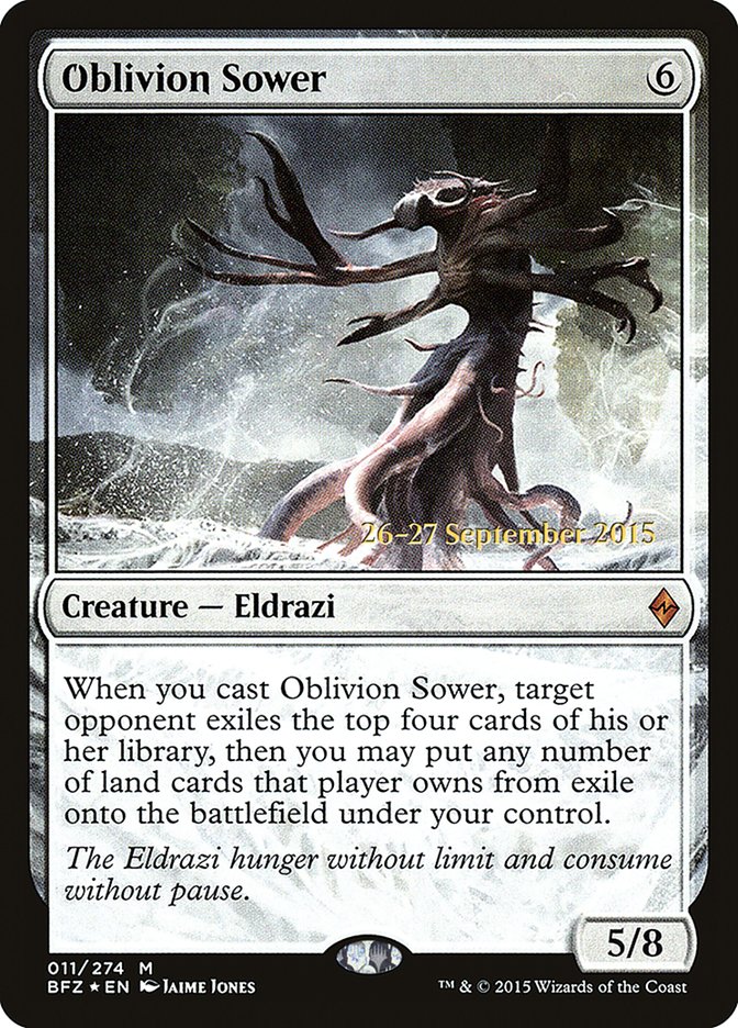 Oblivion Sower [Battle for Zendikar Prerelease Promos] | Boutique FDB TCG