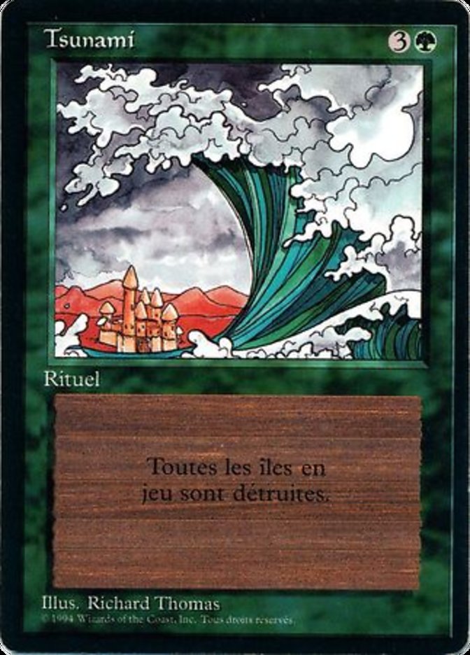 Tsunami [Foreign Black Border] | Boutique FDB TCG