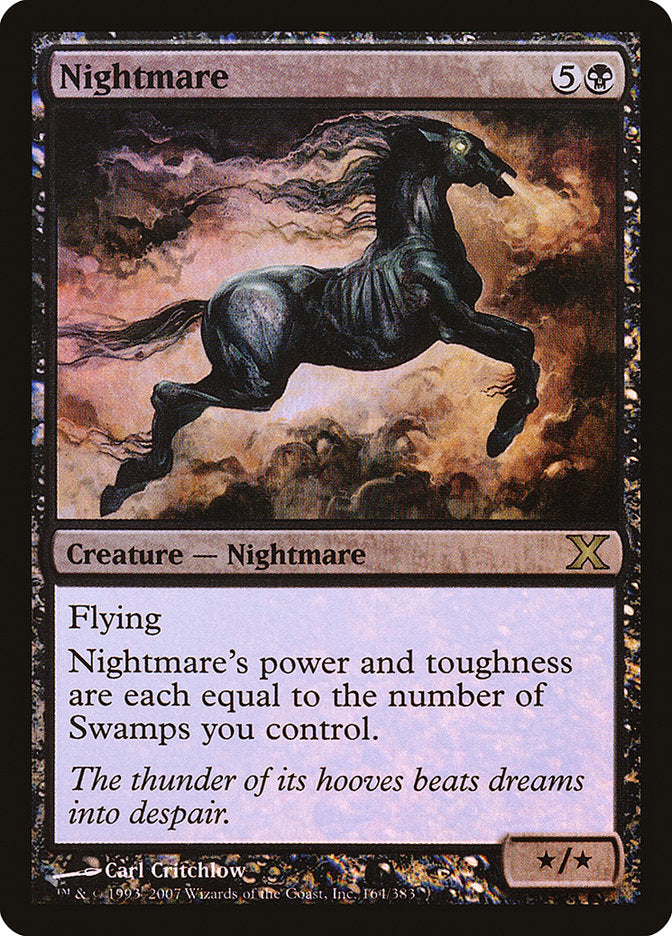 Nightmare (Premium Foil) [Tenth Edition] | Boutique FDB TCG