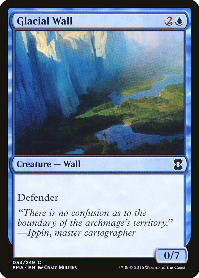 Glacial Wall [Eternal Masters] | Boutique FDB TCG