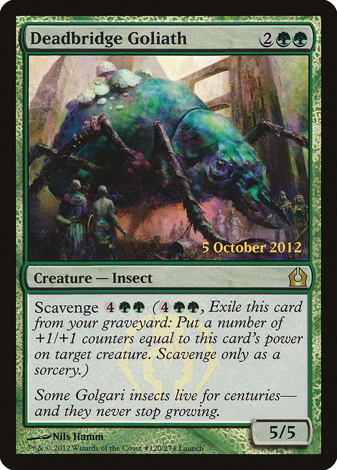 Deadbridge Goliath [Return to Ravnica Prerelease Promos] | Boutique FDB TCG