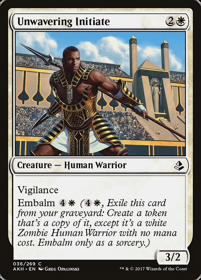 Unwavering Initiate [Amonkhet] | Boutique FDB TCG