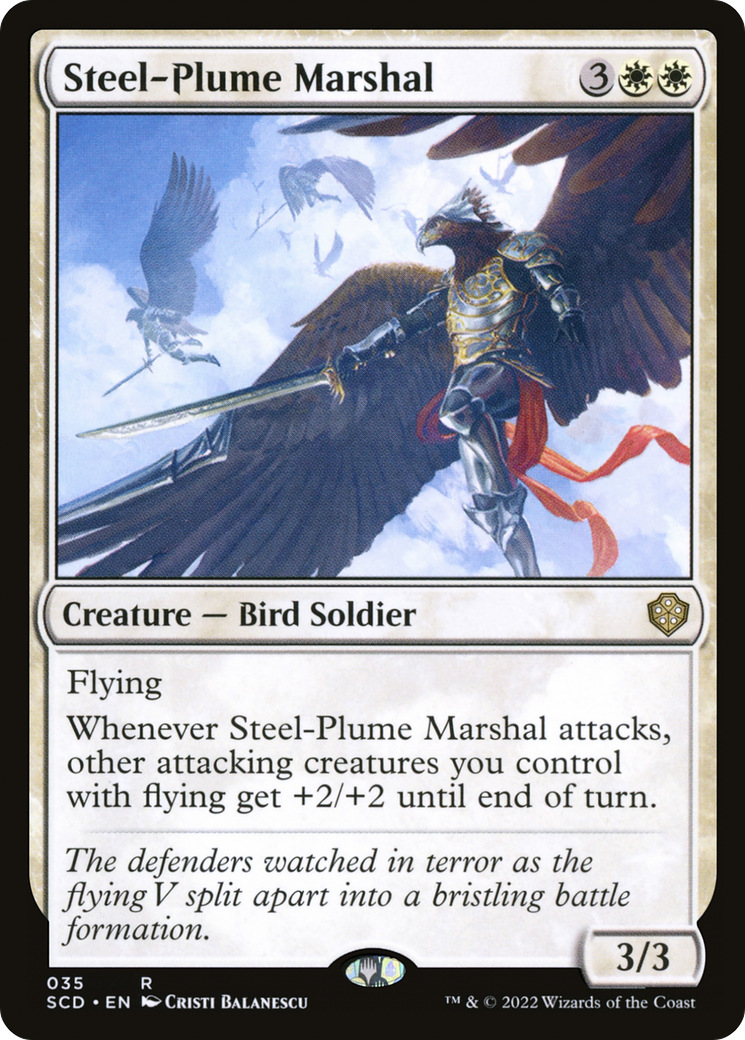 Steel-Plume Marshal [Starter Commander Decks] | Boutique FDB TCG