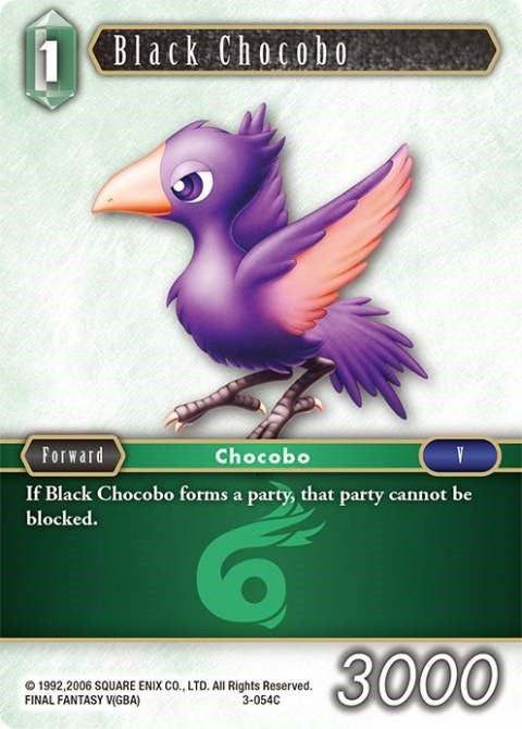 Black Chocobo [Opus III] | Boutique FDB TCG