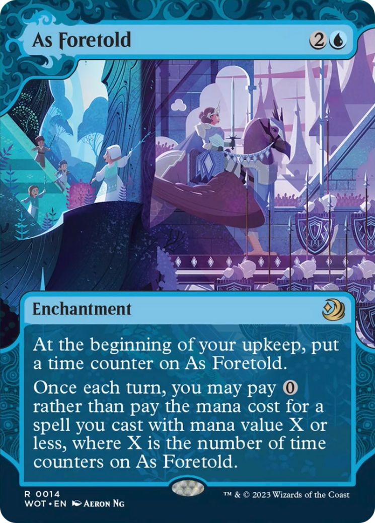 As Foretold [Wilds of Eldraine: Enchanting Tales] | Boutique FDB TCG