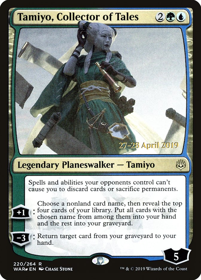 Tamiyo, Collector of Tales [War of the Spark Prerelease Promos] | Boutique FDB TCG