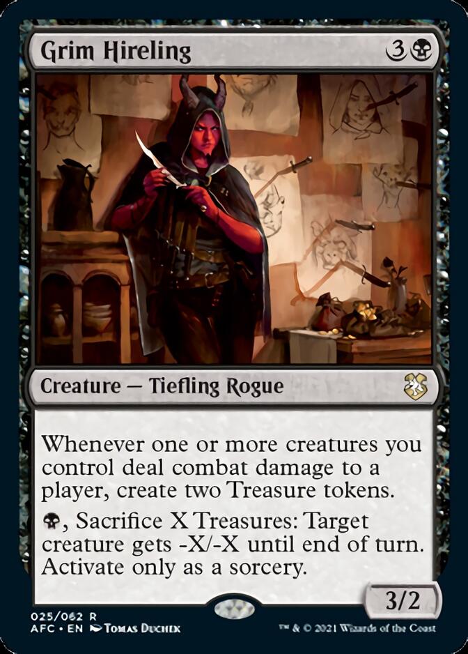 Grim Hireling [Dungeons & Dragons: Adventures in the Forgotten Realms Commander] | Boutique FDB TCG