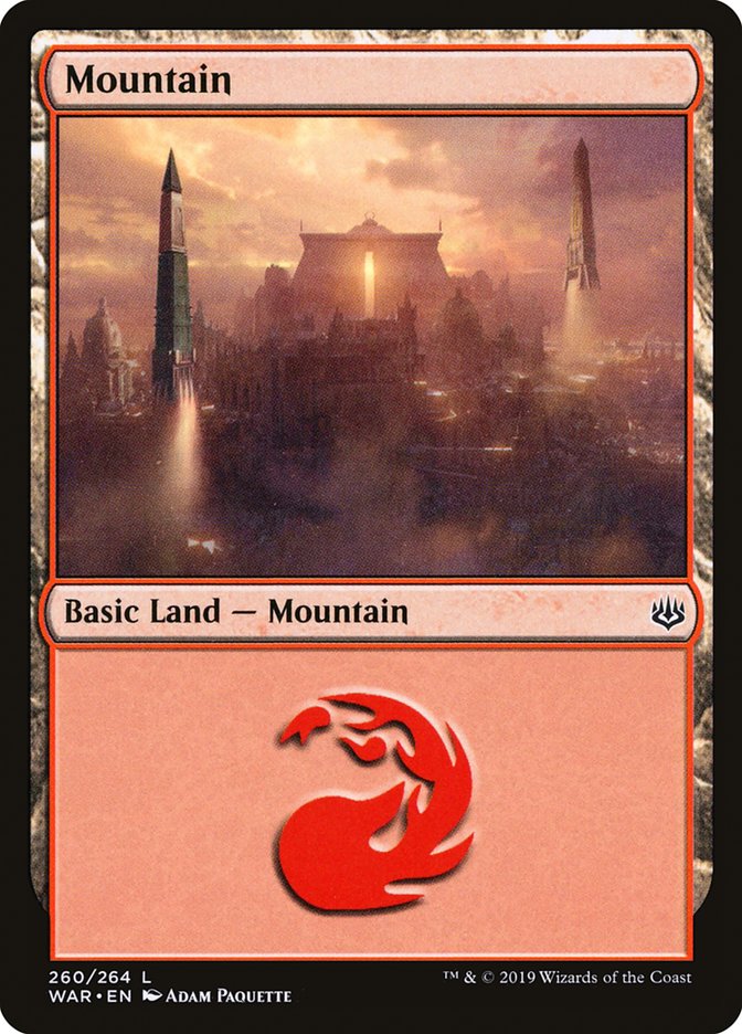 Mountain (260) [War of the Spark] | Boutique FDB TCG